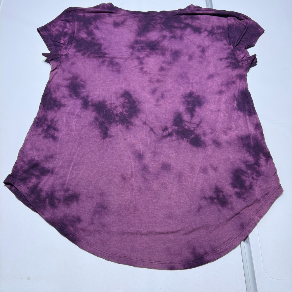 American Eagle Outfitters Purple Tie-Dye Short Sleeve ”Favorite T” Tee